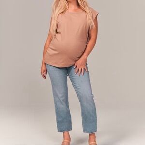 Abercrombie Maternity Straight Leg Jean